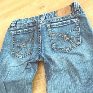 Straight leg jeans